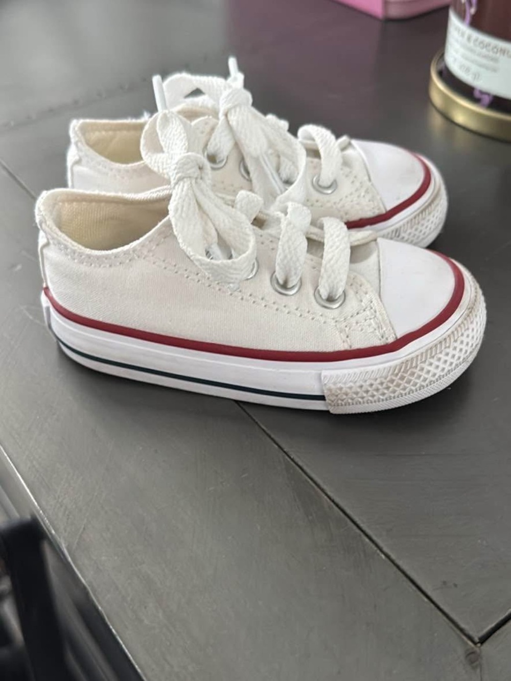 White Baby Converse